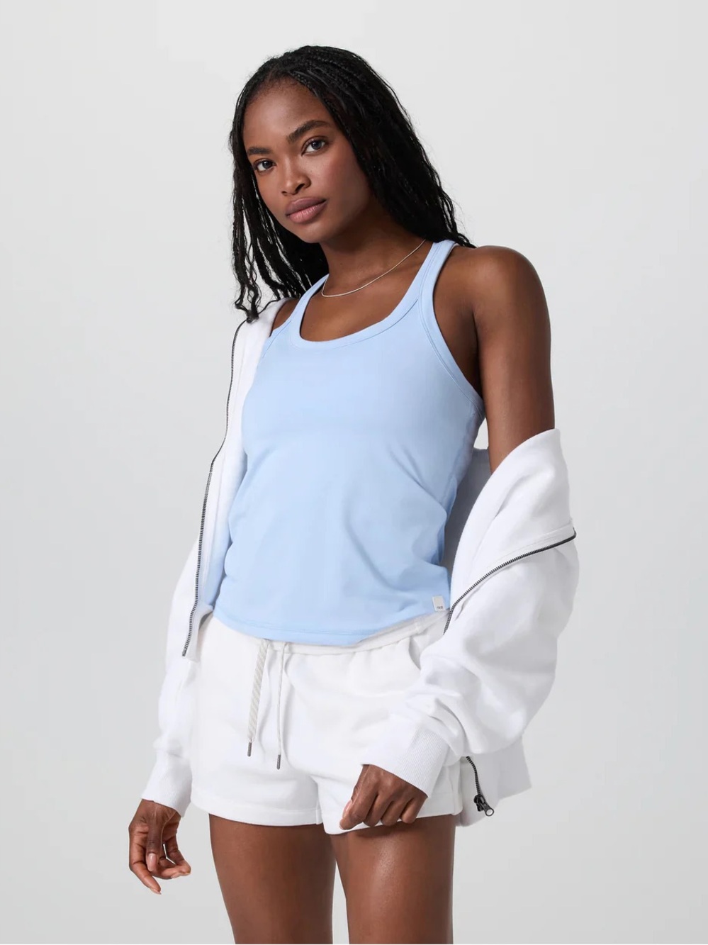 Vuori Light Blue Racerback Tank